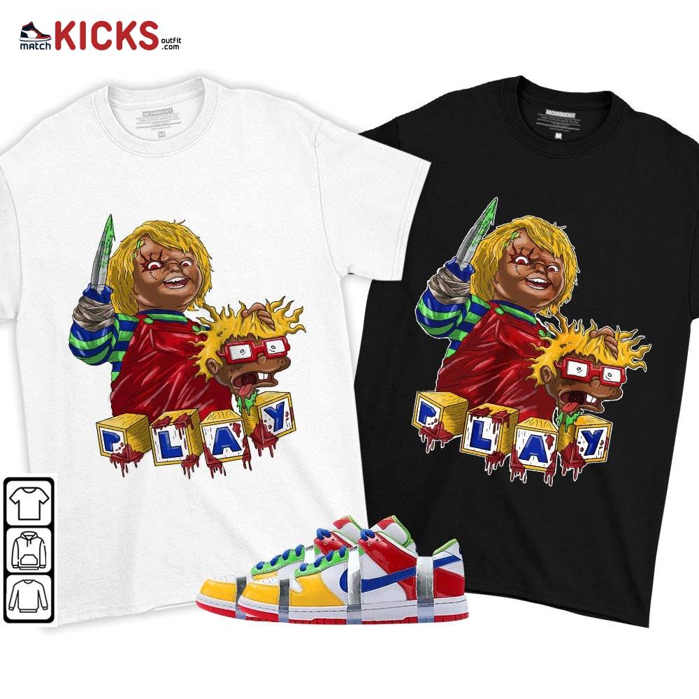 Chucky Chuckie Kills Sneaker Shirt Match SB Dunk Low eBay, SB Dunk Low Sandy MKO T-Shirt