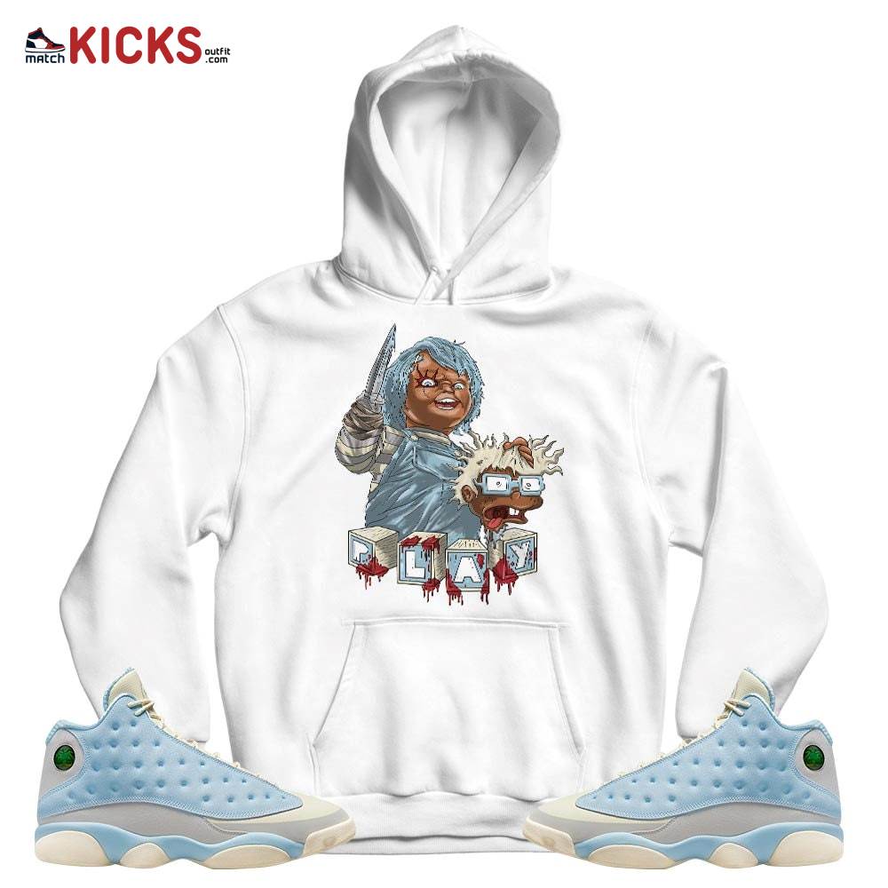 Chucky Chuckie Kills Sneaker Shirt Match SoleFly 13s, Jordan 13 Retro SoleFly MKO T-Shirt Chucky Chuckie Kills Sneaker Shirt Match SoleFly 13s, Jordan 13 Retro SoleFly MKO T-Shirt