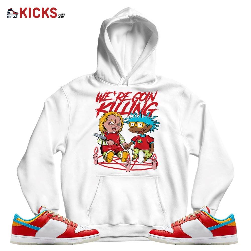 Chucky Chuckie Rugrats Horror Sneaker Shirt Match Fruity Pebbles Shoes, Dunk Low Fruity Pebbles MKO T-Shirt Chucky Chuckie Rugrats Horror Sneaker Shirt Match Fruity Pebbles Shoes, Dunk Low Fruity Pebbles MKO T-Shirt