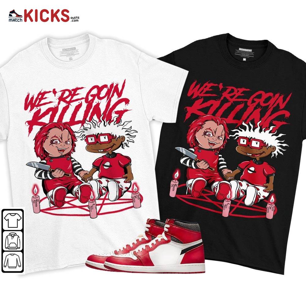 Chucky Chuckie Rugrats Horror Sneaker Shirt Match High OG Chicago 1s, Jordan 1 Lost and Found Chicago MKO T-Shirt Chucky Chuckie Rugrats Horror Sneaker Shirt Match High OG Chicago 1s, Jordan 1 Lost and Found Chicago MKO T-Shirt