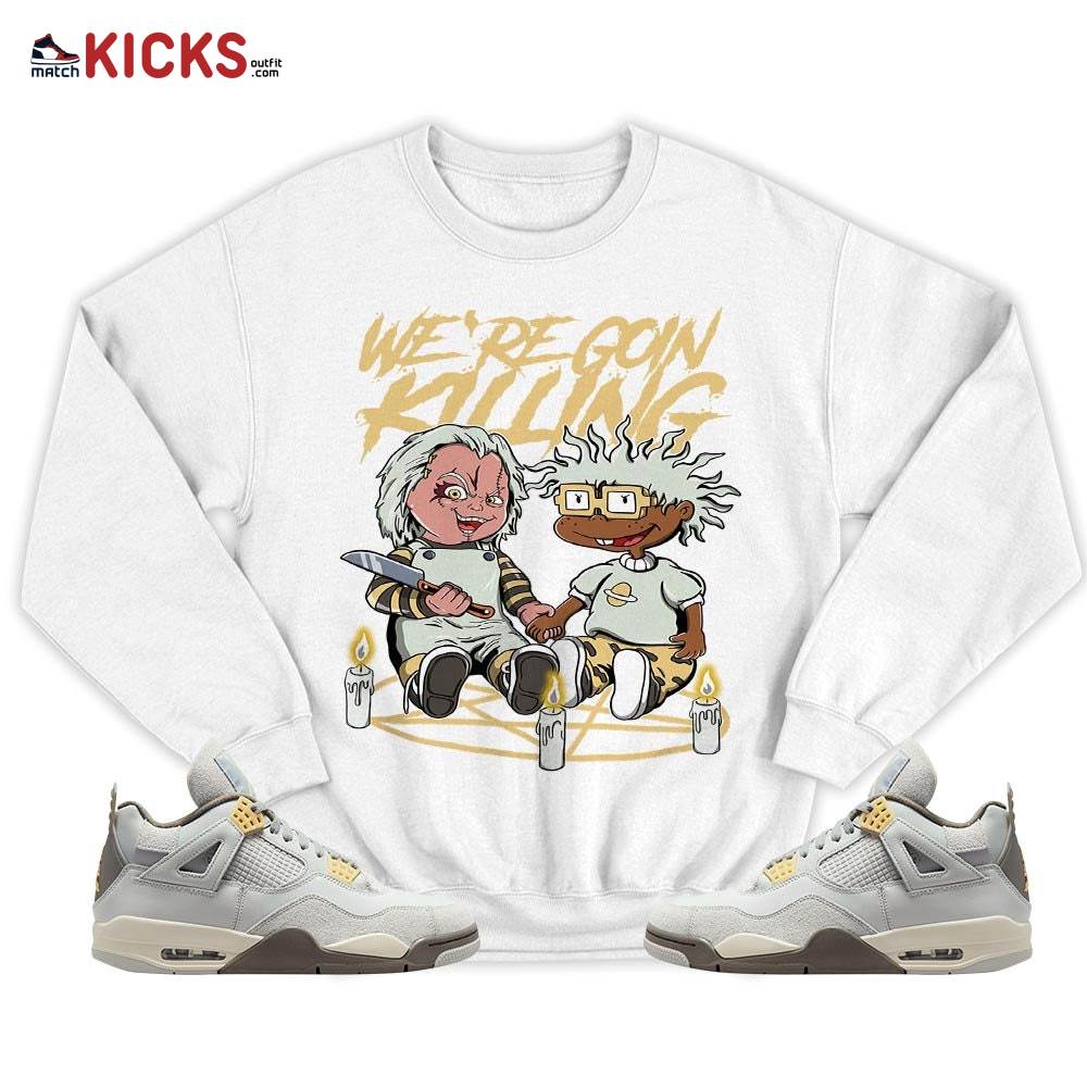 Chucky Chuckie Rugrats Horror Sneaker Shirt Match Retro Craft 4s, Jordan 4 Craft Photon Dust MKO T-Shirt Chucky Chuckie Rugrats Horror Sneaker Shirt Match Retro Craft 4s, Jordan 4 Craft Photon Dust MKO T-Shirt