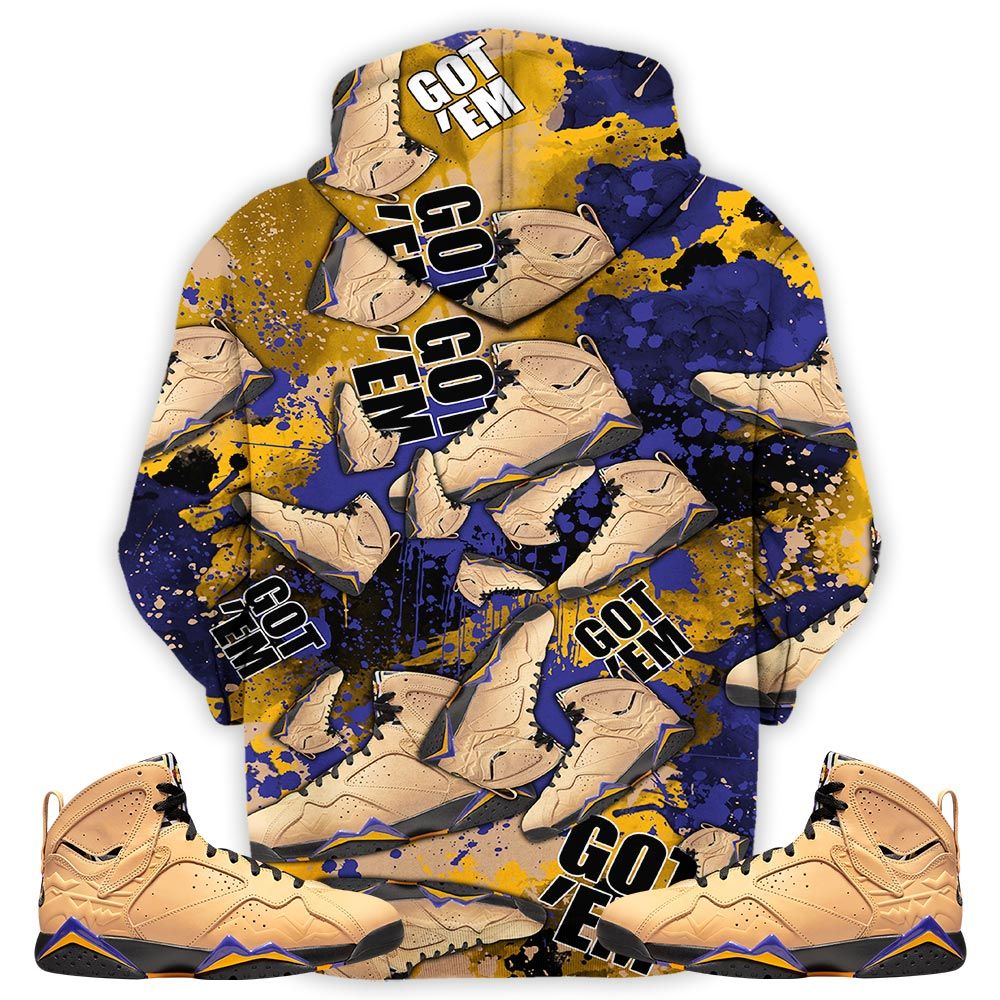 Chucky Chuckie Sneaker Shirt Match Retro Vachetta Tan 7S, Jordan 7 Se Afrobeats Hoodie Sweatshirt Tee All Over Print MKO Shirt