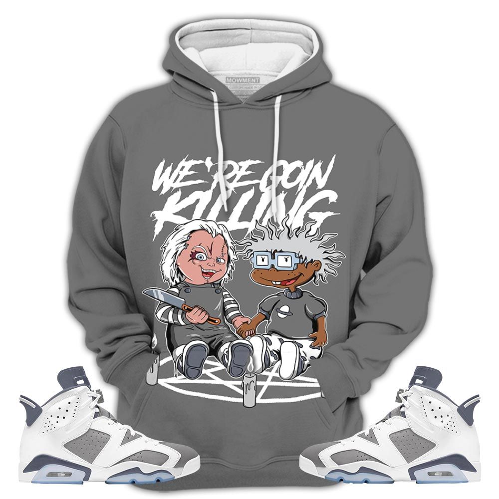 Chucky Horror 05 Sneaker Shirt Match Retro Cool Grey 6S, Jordan 6 Cool Grey Hoodie Sweatshirt Tee All Over Print MKO Shirt