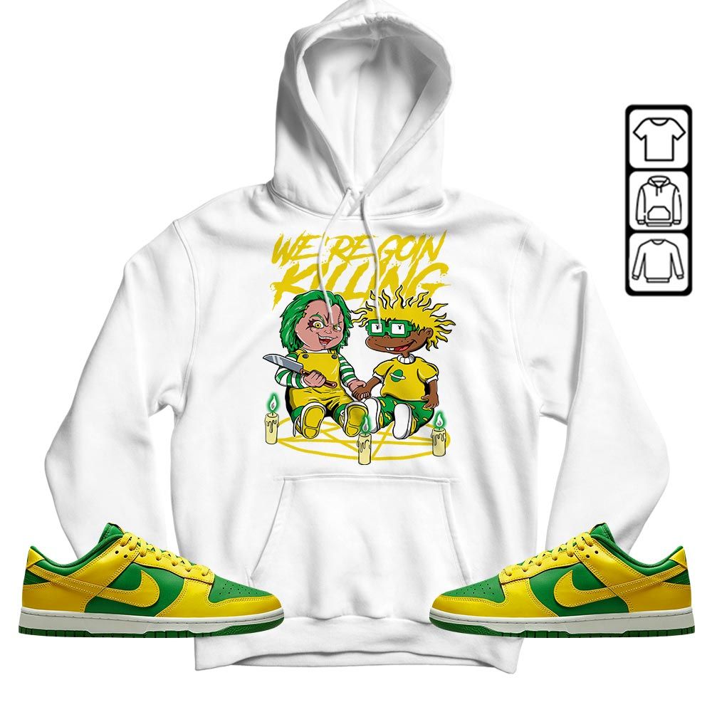 Chucky Horror Sneaker Shirt Match 2023 Reverse Brazil, Dunk Low Reverse Brazil MKO T-Shirt