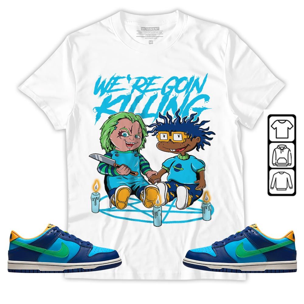 Chucky Horror Sneaker Shirt Match Dunk Low GS Kyrie, Dunk Low GS Electric Algae MKO T-Shirt Chucky Horror Sneaker Shirt Match Dunk Low GS Kyrie, Dunk Low GS Electric Algae MKO T-Shirt