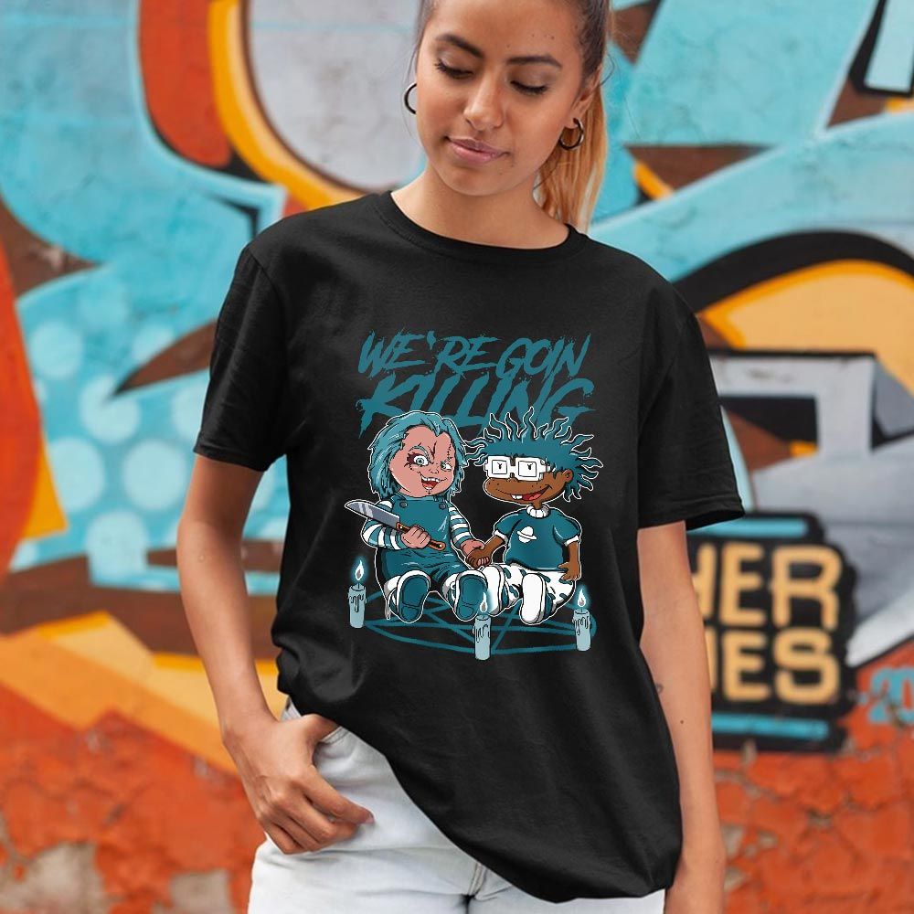Chucky Horror Sneaker Shirt Match Dunk Low Industrial Blue, Dunk Low Denim Industrial Blue MKO T-Shirt Chucky Horror Sneaker Shirt Match Dunk Low Industrial Blue, Dunk Low Denim Industrial Blue MKO T-Shirt