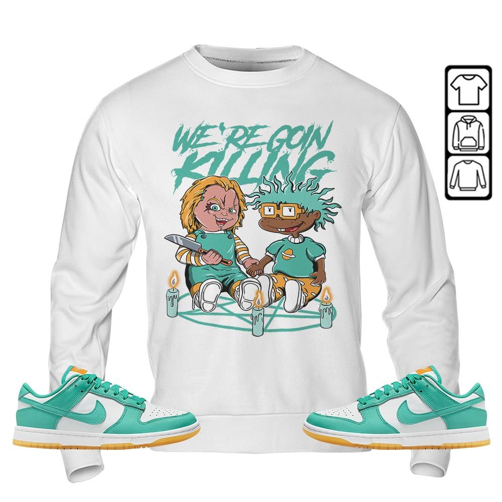 Chucky Horror Sneaker Shirt Match Dunk Low Turquoise, Dunk Low Teal Zeal MKO T-Shirt Chucky Horror Sneaker Shirt Match Dunk Low Turquoise, Dunk Low Teal Zeal MKO T-Shirt