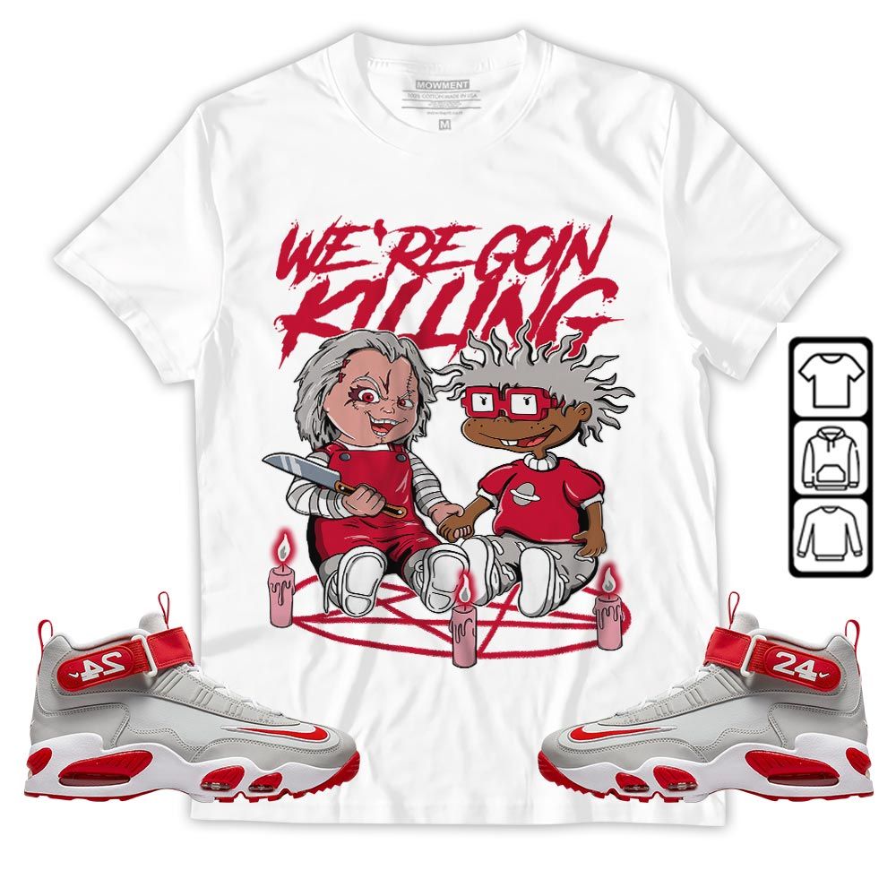 Chucky Horror Sneaker Shirt Match Griffey Max 1 University Reds, Air Griffey Max 1 Gray Reds MKO T-Shirt Chucky Horror Sneaker Shirt Match Griffey Max 1 University Reds, Air Griffey Max 1 Gray Reds MKO T-Shirt