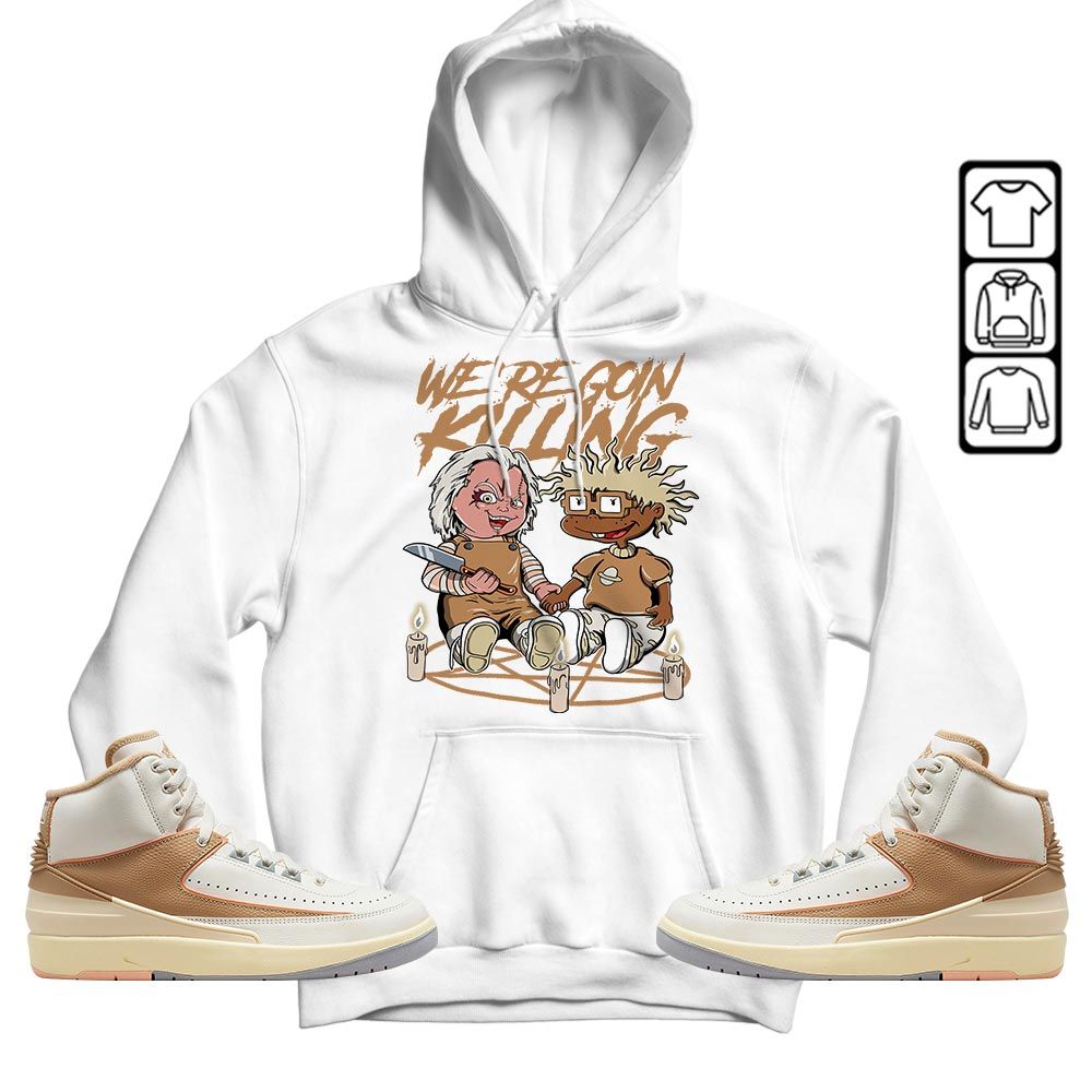 Chucky Horror Sneaker Shirt Match Retro Craft 2s, Jordan 2 Craft MKO T-Shirt