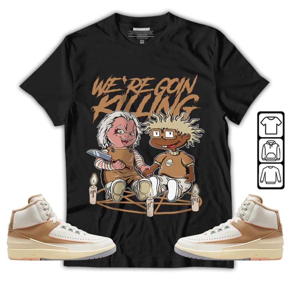 Chucky Horror Sneaker Shirt Match Retro Craft 2s, Jordan 2 Craft MKO T-Shirt