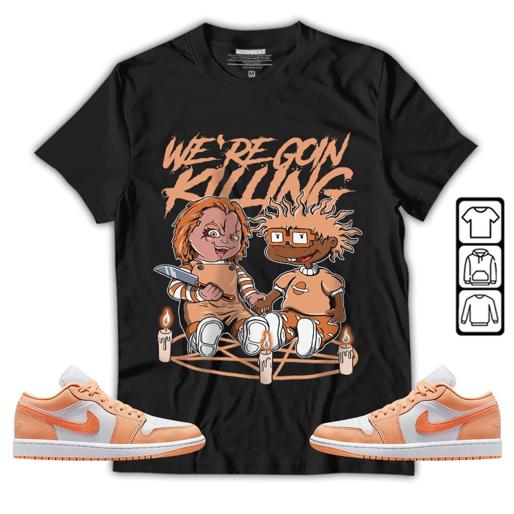 Chucky Horror Sneaker Shirt Match Sunset Haze 1s, Jordan 1 Low Sunset Haze MKO T-Shirt Chucky Horror Sneaker Shirt Match Sunset Haze 1s, Jordan 1 Low Sunset Haze MKO T-Shirt