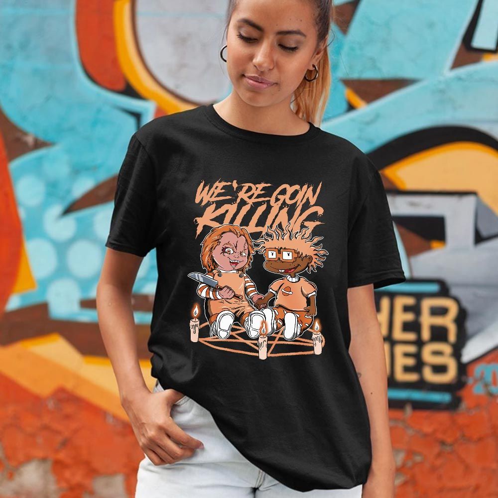 Chucky Horror Sneaker Shirt Match Sunset Haze 1s, Jordan 1 Low Sunset Haze MKO T-Shirt Chucky Horror Sneaker Shirt Match Sunset Haze 1s, Jordan 1 Low Sunset Haze MKO T-Shirt