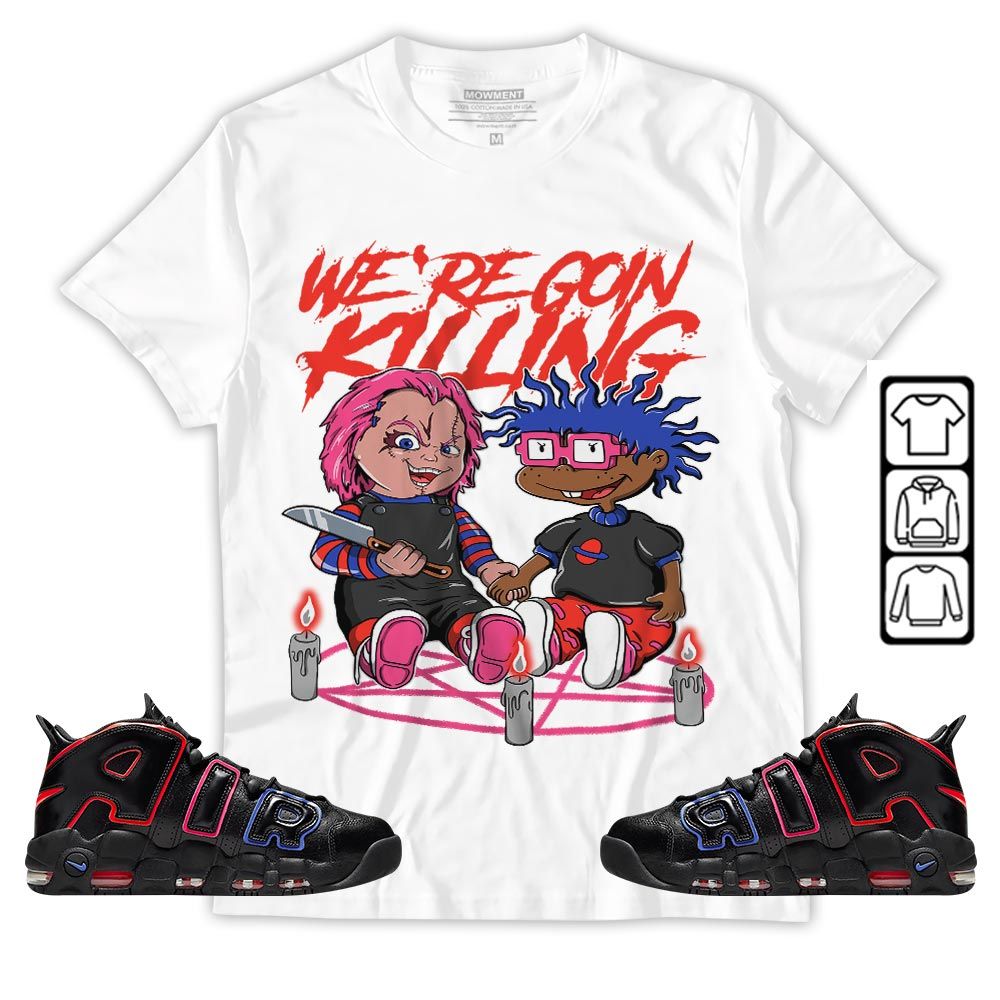 Chucky Horror Sneaker Shirt Match Uptempo 96 Electric, Air More Uptempo Electric MKO T-Shirt Chucky Horror Sneaker Shirt Match Uptempo 96 Electric, Air More Uptempo Electric MKO T-Shirt