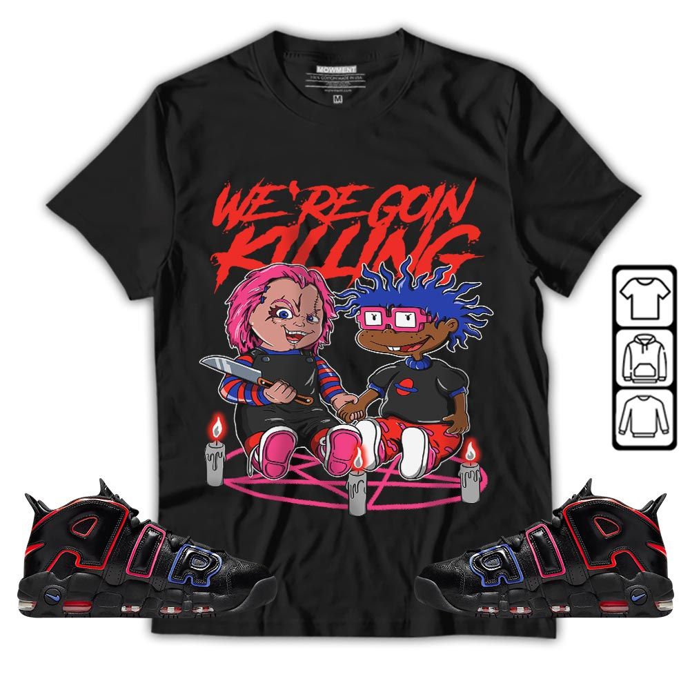 Chucky Horror Sneaker Shirt Match Uptempo 96 Electric, Air More Uptempo Electric MKO T-Shirt Chucky Horror Sneaker Shirt Match Uptempo 96 Electric, Air More Uptempo Electric MKO T-Shirt