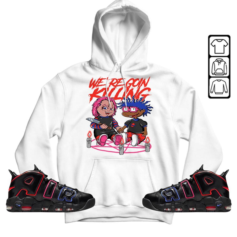Chucky Horror Sneaker Shirt Match Uptempo 96 Electric, Air More Uptempo Electric MKO T-Shirt