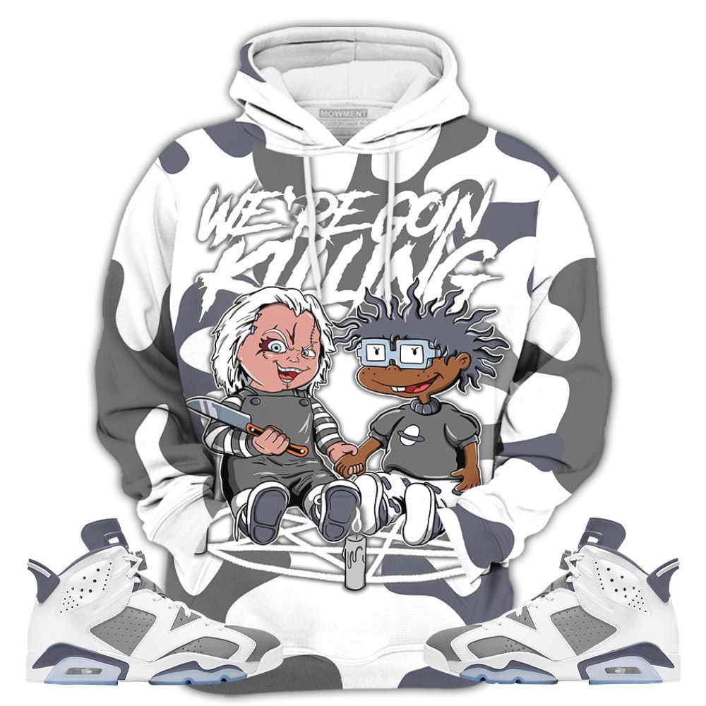 Chucky Horror Unisex 03 Sneaker Shirt Match Retro Cool Grey 6S, Jordan 6 Cool Grey Hoodie Sweatshirt Tee All Over Print MKO Shirt