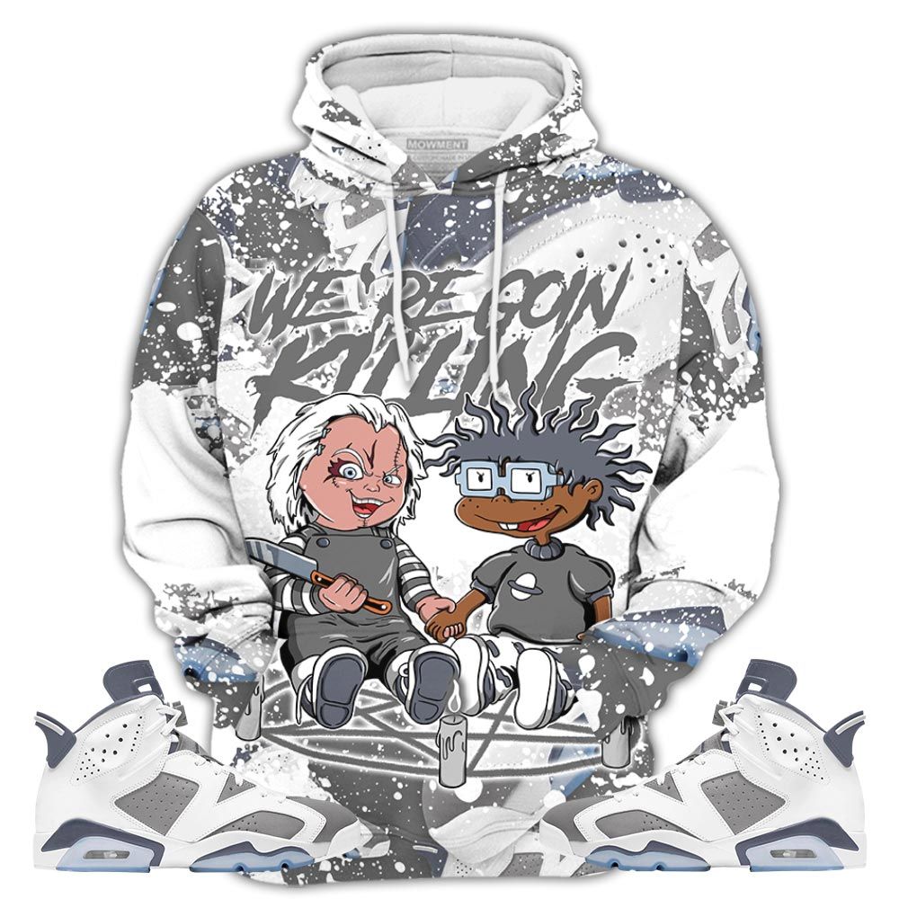 Chucky Horror Unisex 04 Sneaker Shirt Match Retro Cool Grey 6S, Jordan 6 Cool Grey Hoodie Sweatshirt Tee All Over Print MKO Shirt