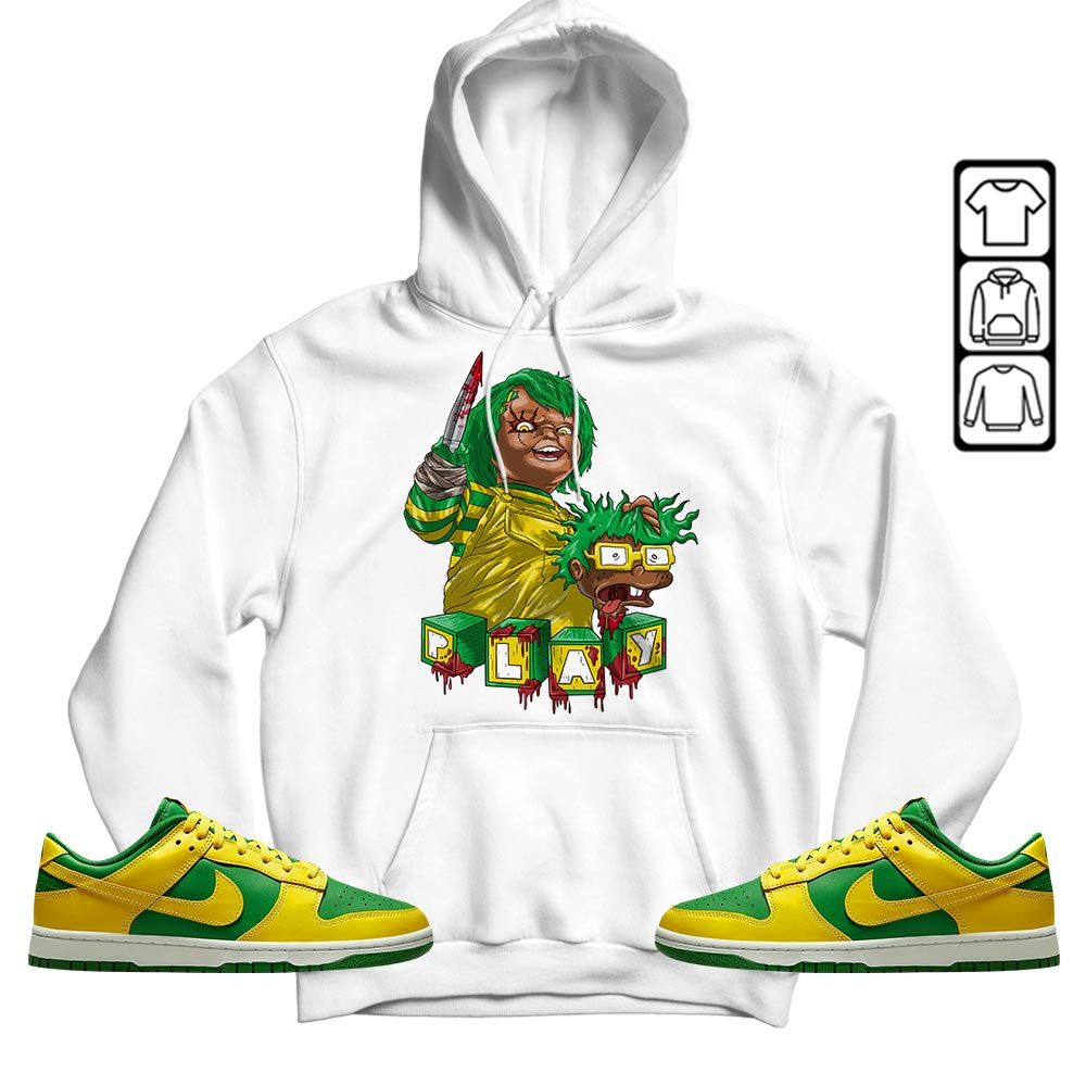 Chucky Kills Sneaker Shirt Match 2023 Reverse Brazil, Dunk Low Reverse Brazil MKO T-Shirt