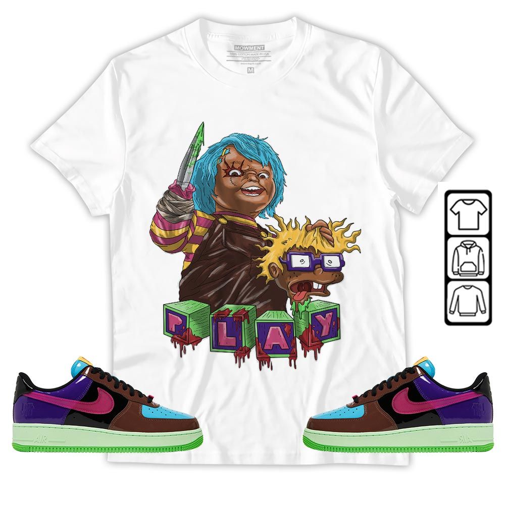 Chucky Kills Sneaker Shirt Match AF 1 Low SP Pink Prime, Air Force 1 Undefeated Pink Prime MKO T-Shirt Chucky Kills Sneaker Shirt Match AF 1 Low SP Pink Prime, Air Force 1 Undefeated Pink Prime MKO T-Shirt