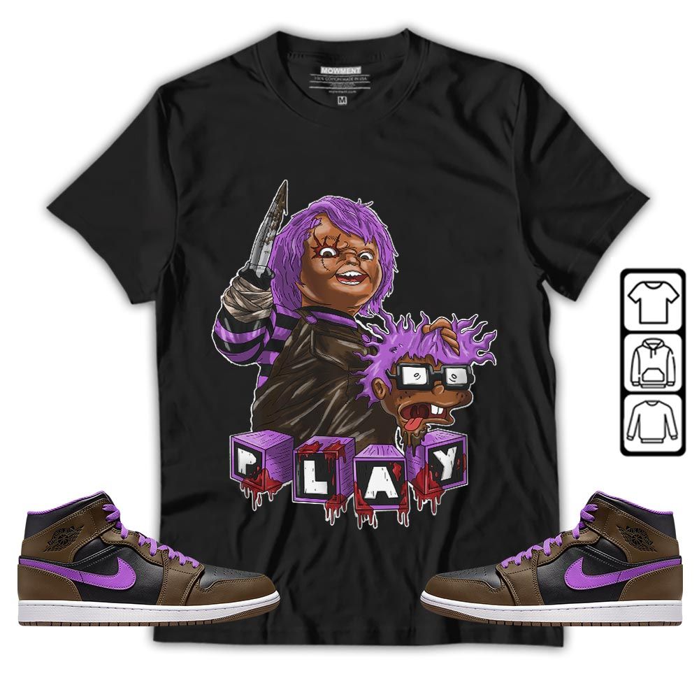 Chucky Kills Sneaker Shirt Match Jordan 1 Mid Palomino, Jordan 1 Mid Palomino MKO T-Shirt Chucky Kills Sneaker Shirt Match Jordan 1 Mid Palomino, Jordan 1 Mid Palomino MKO T-Shirt