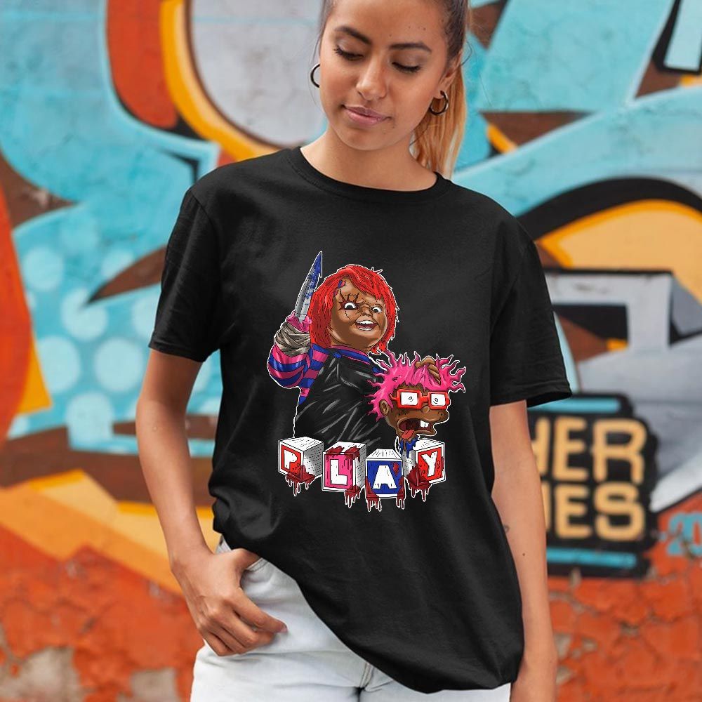 Chucky Kills Sneaker Shirt Match Uptempo 96 Electric, Air More Uptempo Electric MKO T-Shirt Chucky Kills Sneaker Shirt Match Uptempo 96 Electric, Air More Uptempo Electric MKO T-Shirt
