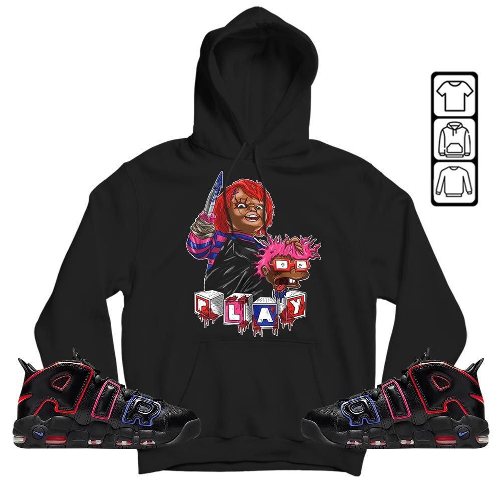 Chucky Kills Sneaker Shirt Match Uptempo 96 Electric, Air More Uptempo Electric MKO T-Shirt Chucky Kills Sneaker Shirt Match Uptempo 96 Electric, Air More Uptempo Electric MKO T-Shirt