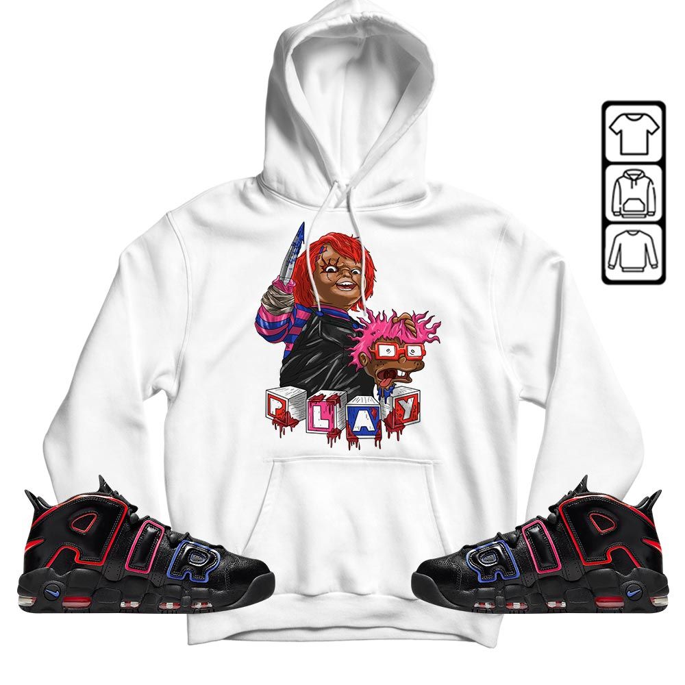 Chucky Kills Sneaker Shirt Match Uptempo 96 Electric, Air More Uptempo Electric MKO T-Shirt Chucky Kills Sneaker Shirt Match Uptempo 96 Electric, Air More Uptempo Electric MKO T-Shirt