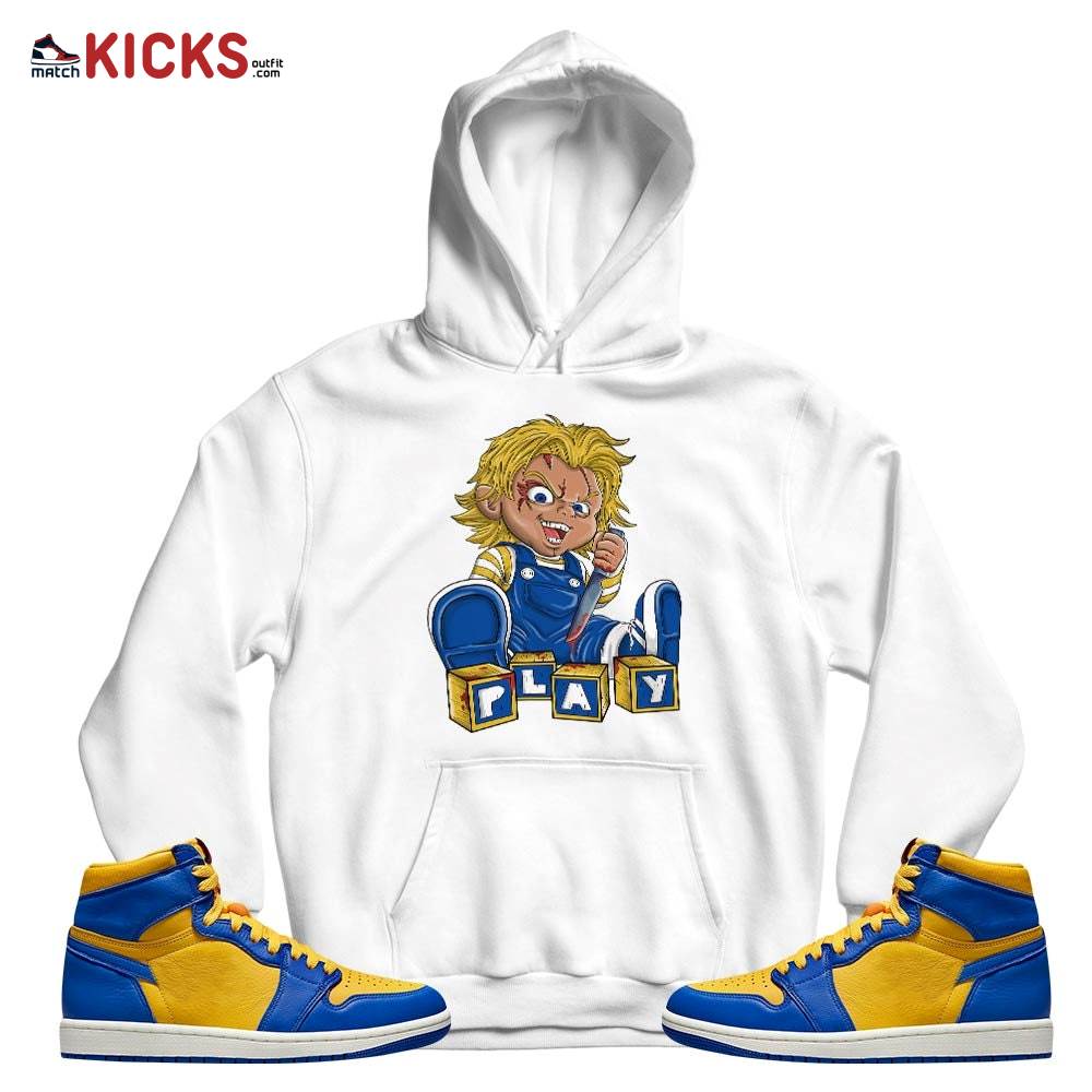 Chucky Play Horror Sneaker Shirt Match 2023 Laney 1s, Jordan 1 Retro High Laney MKO T-Shirt Chucky Play Horror Sneaker Shirt Match 2023 Laney 1s, Jordan 1 Retro High Laney MKO T-Shirt
