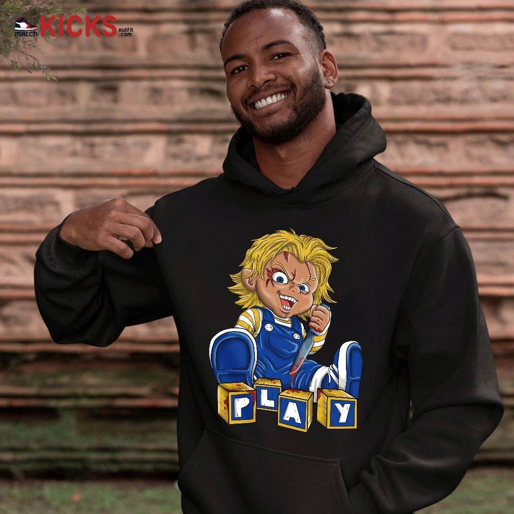 Chucky Play Horror Sneaker Shirt Match 2023 Laney 1s, Jordan 1 Retro High Laney MKO T-Shirt Chucky Play Horror Sneaker Shirt Match 2023 Laney 1s, Jordan 1 Retro High Laney MKO T-Shirt