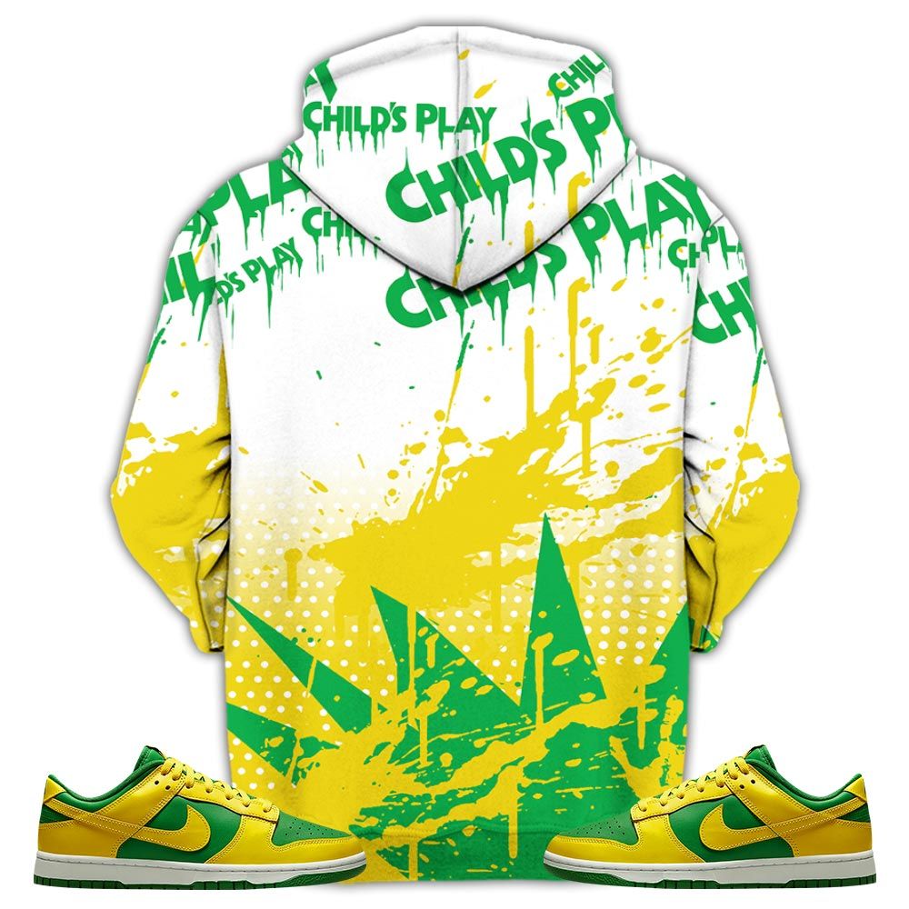 Chucky Play Horror Sneaker Shirt Match 2023 Reverse Brazil, Dunk Low Reverse Brazil Hoodie Sweatshirt Tee All Over Print MKO Shirt