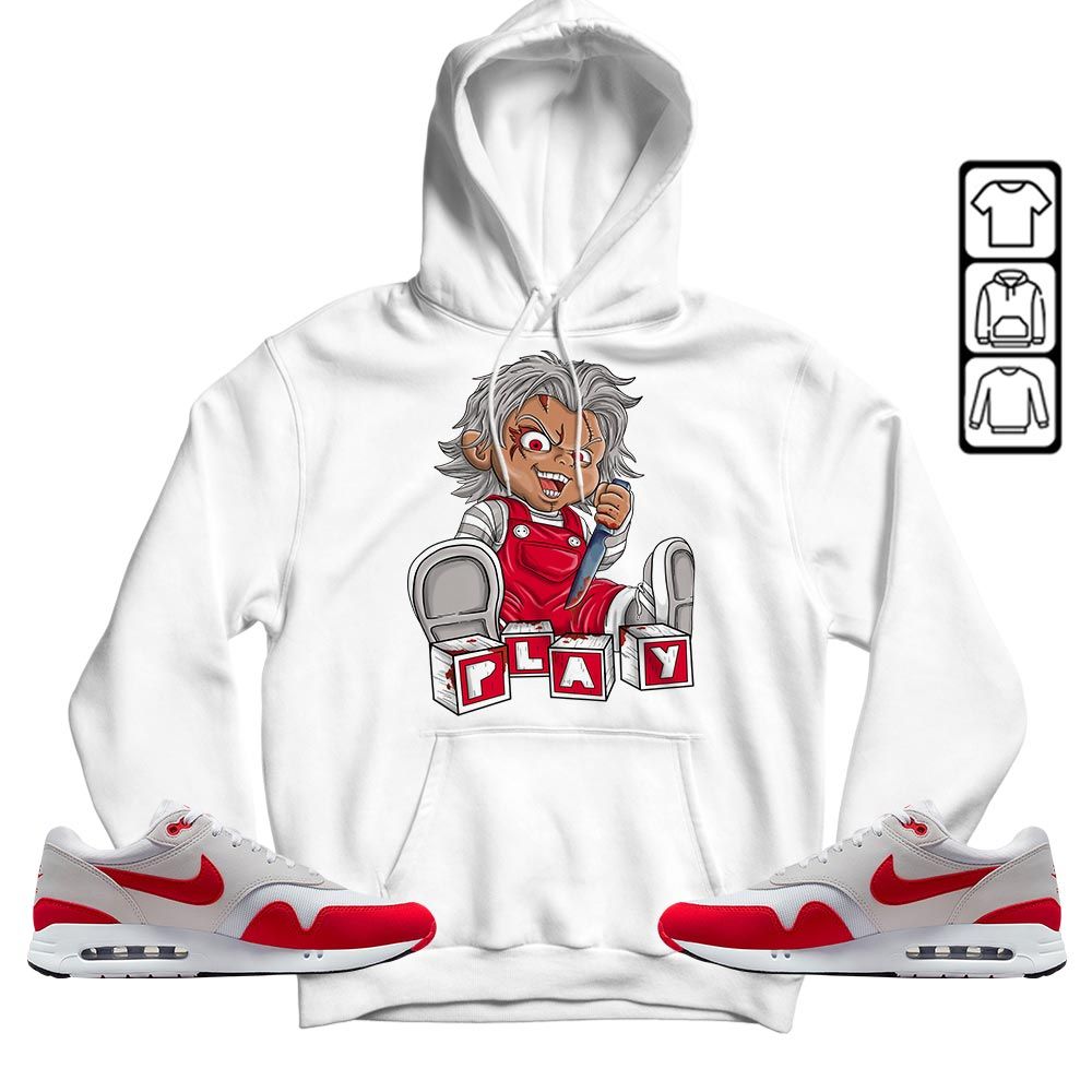 Chucky Play Horror Sneaker Shirt Match Air Max 1 86 Big Bubble, Air Max 1 86 Big Bubble MKO T-Shirt