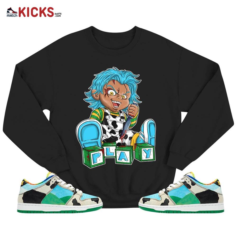 Chucky Play Horror Sneaker Shirt Match Chunky Dunky, SB Dunk Chunky Dunky MKO T-Shirt Chucky Play Horror Sneaker Shirt Match Chunky Dunky, SB Dunk Chunky Dunky MKO T-Shirt