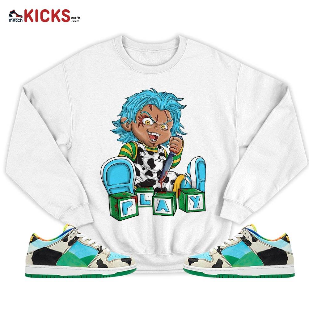 Chucky Play Horror Sneaker Shirt Match Chunky Dunky, SB Dunk Chunky Dunky MKO T-Shirt Chucky Play Horror Sneaker Shirt Match Chunky Dunky, SB Dunk Chunky Dunky MKO T-Shirt