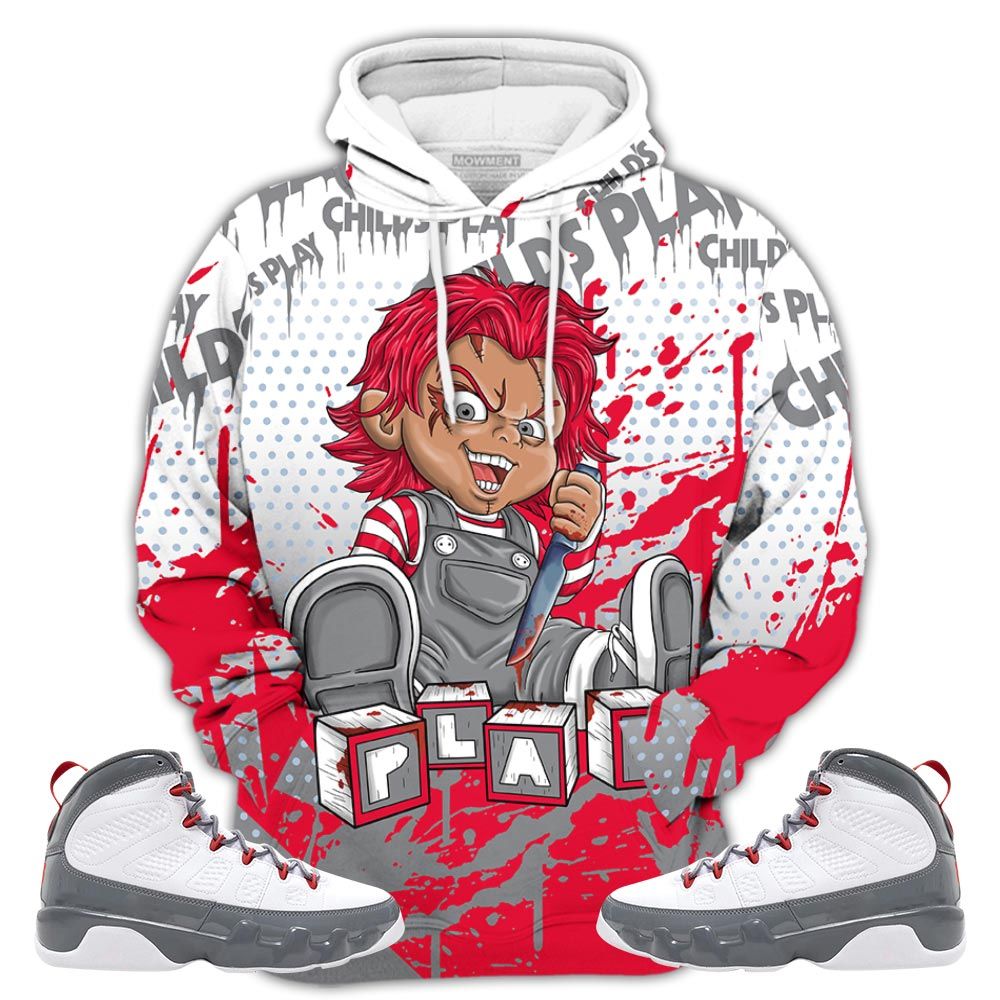 Chucky Play Horror Sneaker Shirt Match Fire Red 9S, Jordan 9 Retro Fire Red Hoodie Sweatshirt Tee All Over Print MKO Shirt Chucky Play Horror Sneaker Shirt Match Fire Red 9S, Jordan 9 Retro Fire Red Hoodie Sweatshirt Tee All Over Print MKO Shirt