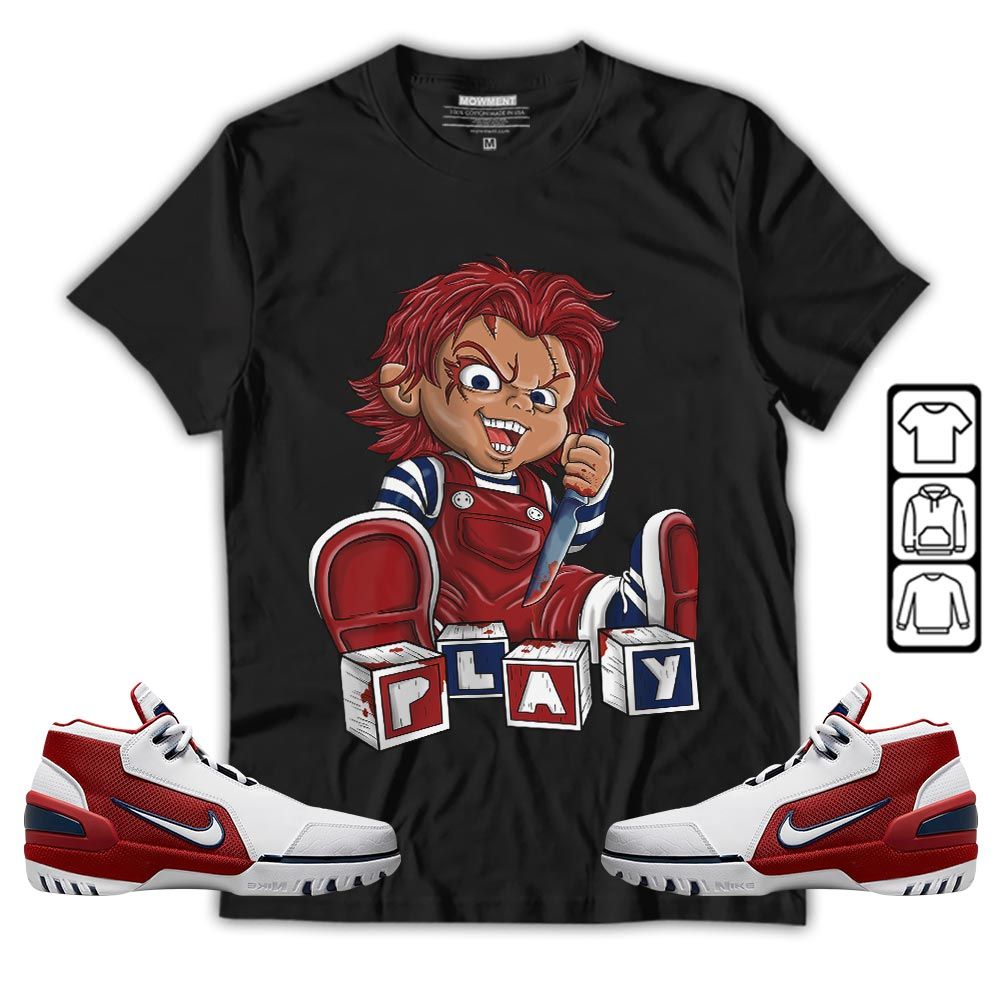 Chucky Play Horror Sneaker Shirt Match Generation First Game, Air Zoom Generation First Game MKO T-Shirt Chucky Play Horror Sneaker Shirt Match Generation First Game, Air Zoom Generation First Game MKO T-Shirt