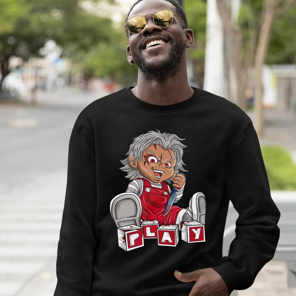 Chucky Play Horror Sneaker Shirt Match Griffey Max 1 University Reds, Air Griffey Max 1 Gray Reds MKO T-Shirt Chucky Play Horror Sneaker Shirt Match Griffey Max 1 University Reds, Air Griffey Max 1 Gray Reds MKO T-Shirt