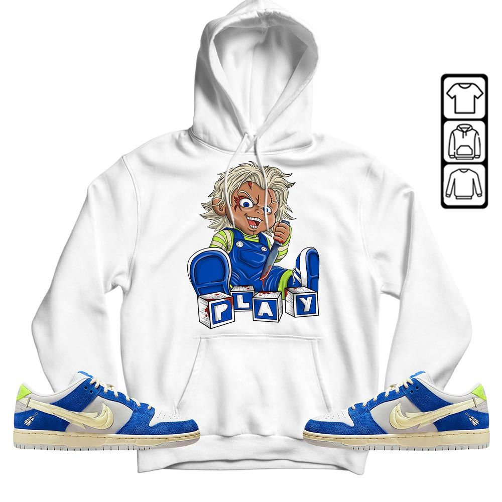 Chucky Play Horror Sneaker Shirt Match Low Fly Streetwear, SB Dunk Low Fly Streetwear MKO T-Shirt