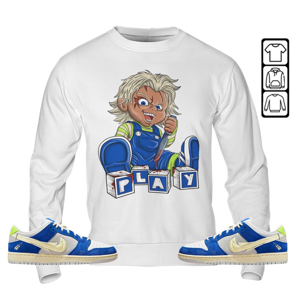 Chucky Play Horror Sneaker Shirt Match Low Fly Streetwear, SB Dunk Low Fly Streetwear MKO T-Shirt Chucky Play Horror Sneaker Shirt Match Low Fly Streetwear, SB Dunk Low Fly Streetwear MKO T-Shirt