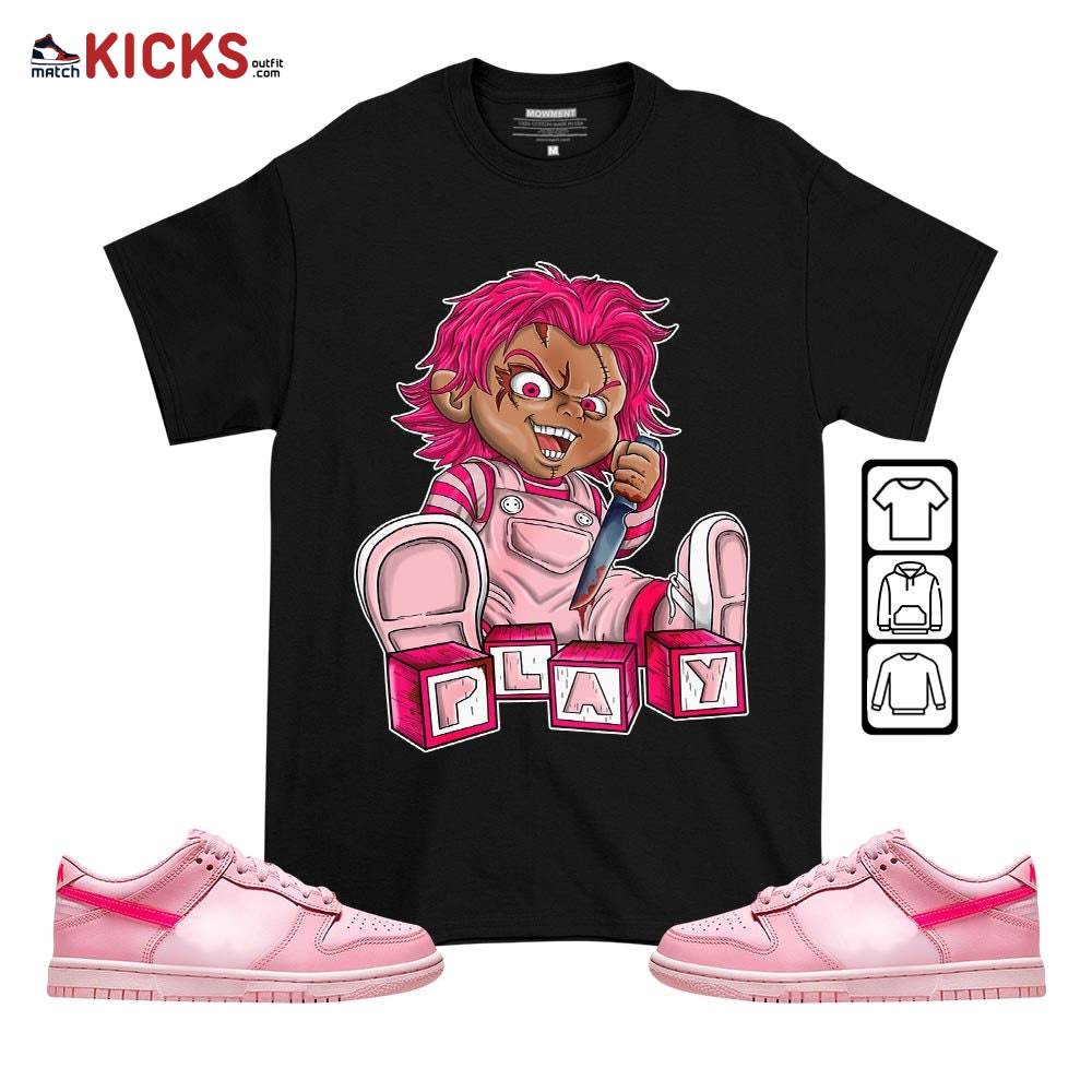 Chucky Play Horror Sneaker Shirt Match Low Triple Pink, Dunk Low Triple Pink MKO T-Shirt Chucky Play Horror Sneaker Shirt Match Low Triple Pink, Dunk Low Triple Pink MKO T-Shirt