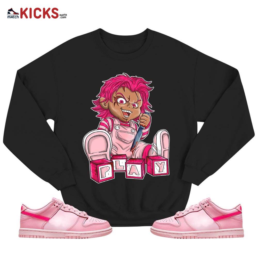 Chucky Play Horror Sneaker Shirt Match Low Triple Pink, Dunk Low Triple Pink MKO T-Shirt Chucky Play Horror Sneaker Shirt Match Low Triple Pink, Dunk Low Triple Pink MKO T-Shirt