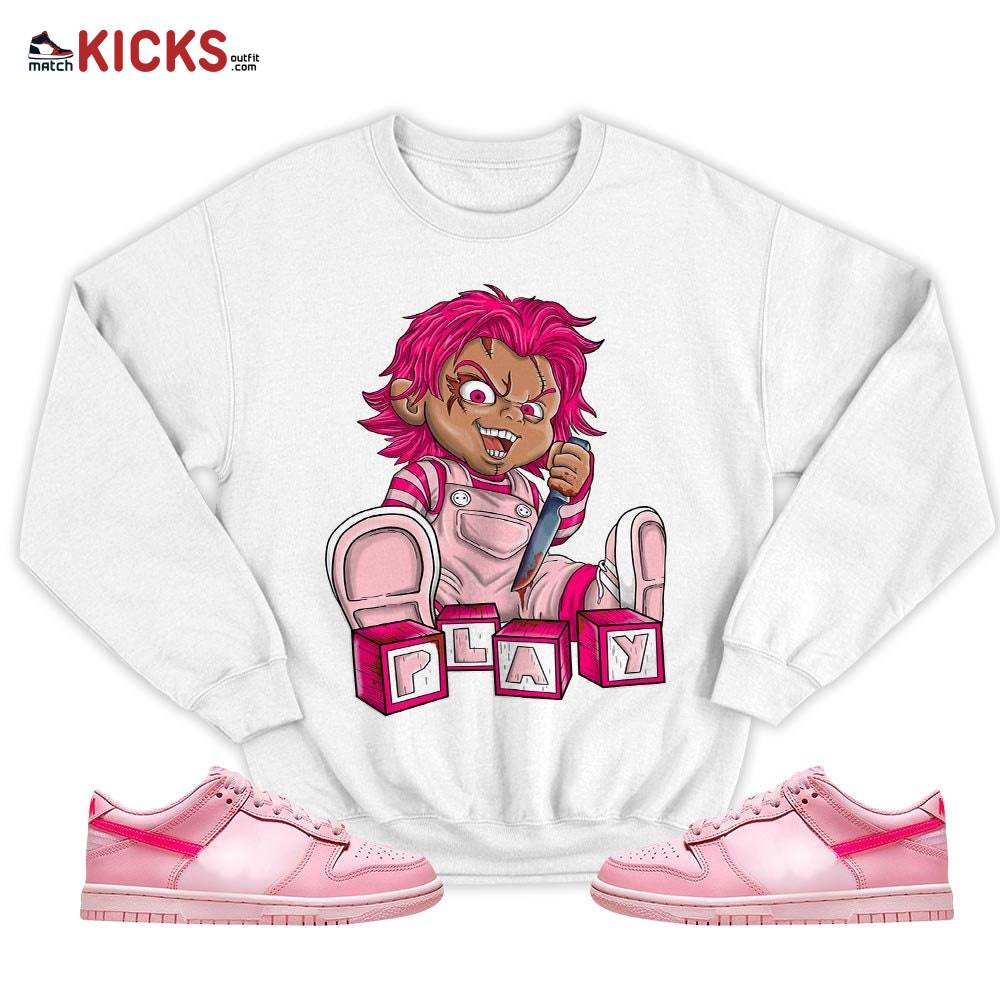 Chucky Play Horror Sneaker Shirt Match Low Triple Pink, Dunk Low Triple Pink MKO T-Shirt Chucky Play Horror Sneaker Shirt Match Low Triple Pink, Dunk Low Triple Pink MKO T-Shirt