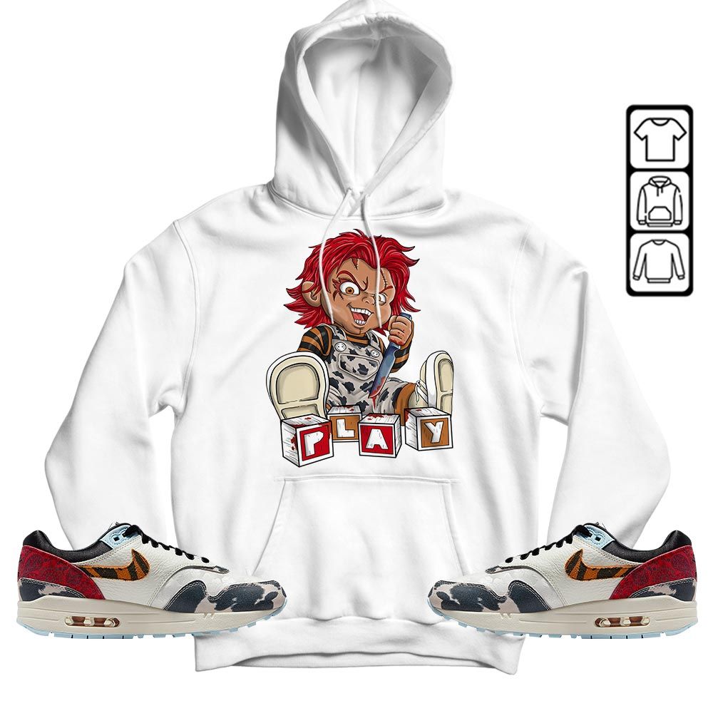 Chucky Play Horror Sneaker Shirt Match Max 1 87 Tiger Swoosh, Air Max 1 Great Indoors MKO T-Shirt Chucky Play Horror Sneaker Shirt Match Max 1 87 Tiger Swoosh, Air Max 1 Great Indoors MKO T-Shirt