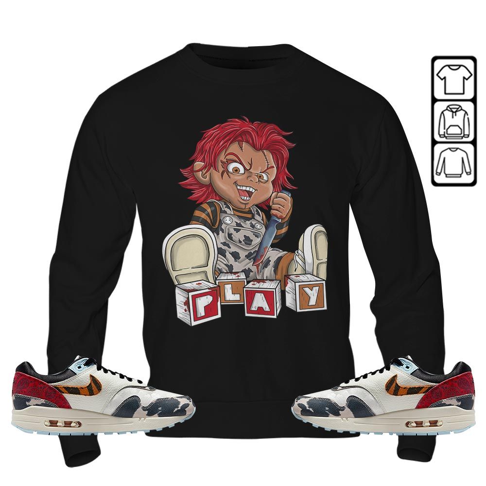 Chucky Play Horror Sneaker Shirt Match Max 1 87 Tiger Swoosh, Air Max 1 Great Indoors MKO T-Shirt Chucky Play Horror Sneaker Shirt Match Max 1 87 Tiger Swoosh, Air Max 1 Great Indoors MKO T-Shirt