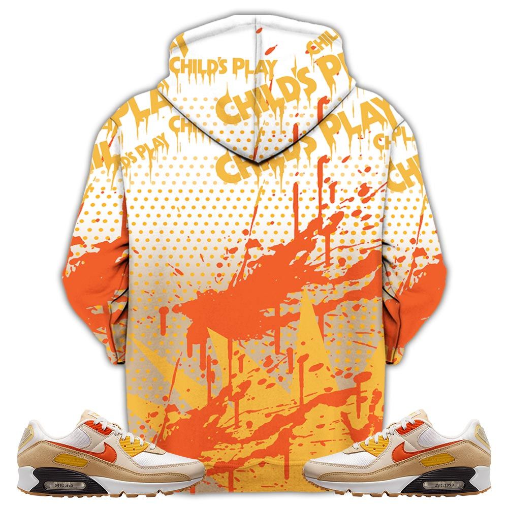 Chucky Play Horror Sneaker Shirt Match Max 90 Barometer, Air Max 90 Air Pressure Hoodie Sweatshirt Tee All Over Print MKO Shirt