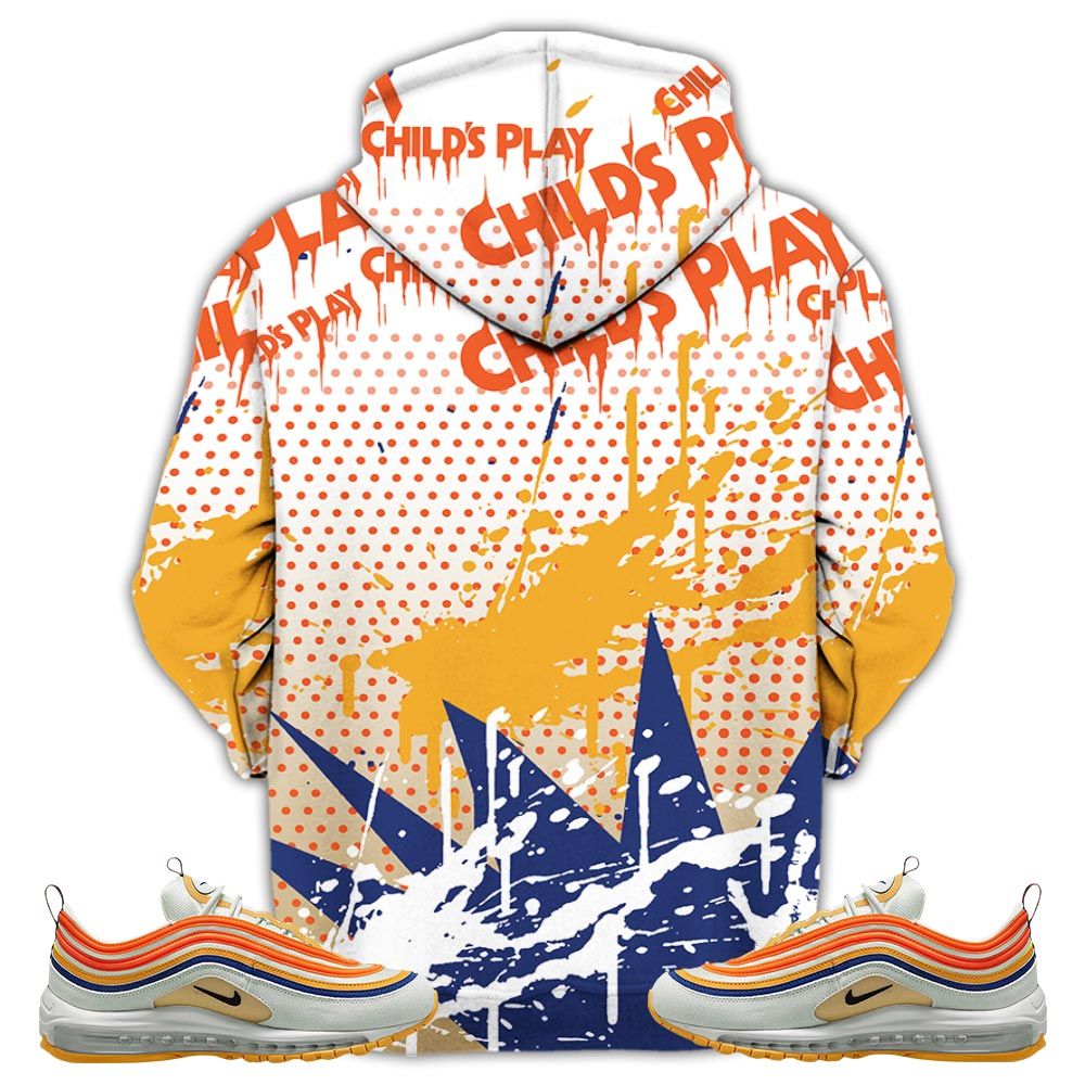 Chucky Play Horror Sneaker Shirt Match Max 97 Frank Rudy, Air Max 97 Se Air Pressure Hoodie Sweatshirt Tee All Over Print MKO Shirt