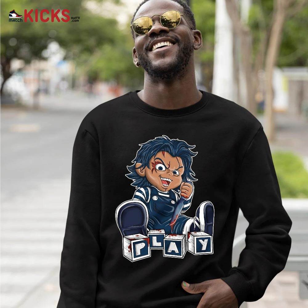 Chucky Play Horror Sneaker Shirt Match Midnight Navy 11s, Jordan 11 Retro Midnight Navy MKO T-Shirt Chucky Play Horror Sneaker Shirt Match Midnight Navy 11s, Jordan 11 Retro Midnight Navy MKO T-Shirt
