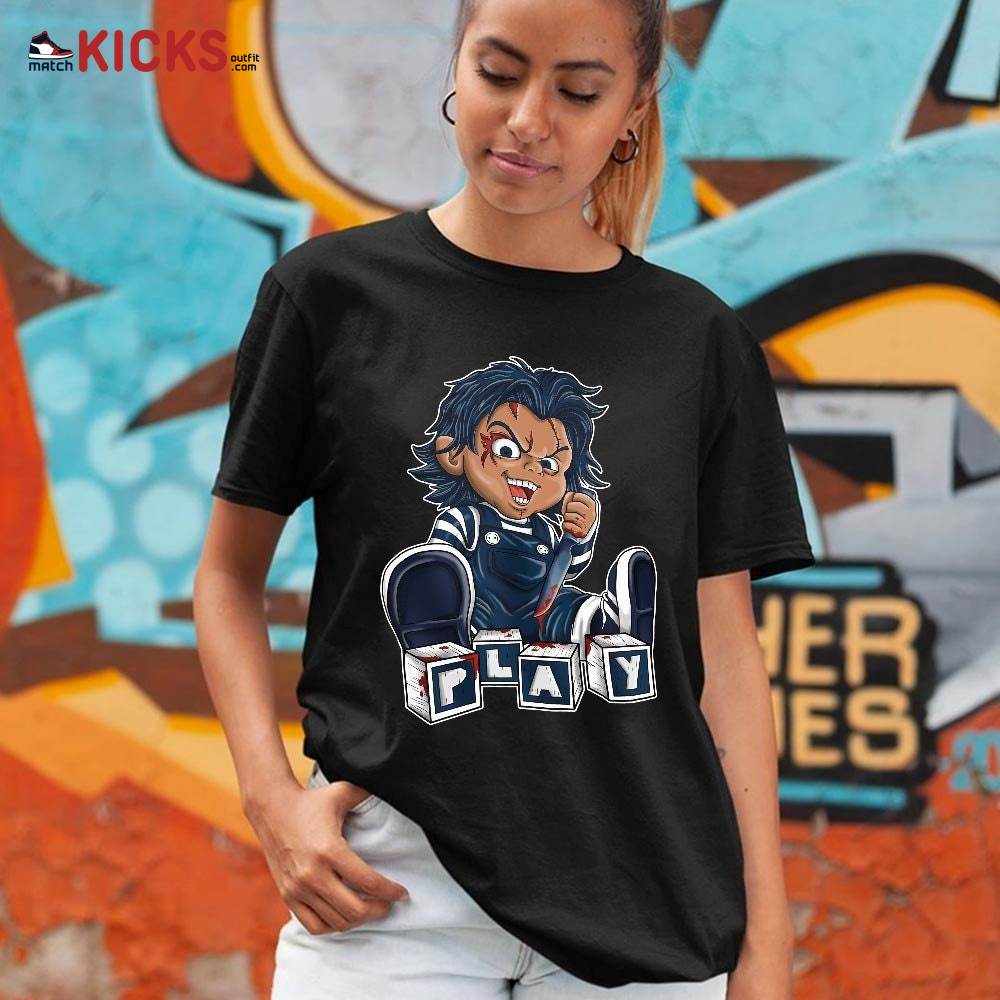 Chucky Play Horror Sneaker Shirt Match Midnight Navy 11s, Jordan 11 Retro Midnight Navy MKO T-Shirt Chucky Play Horror Sneaker Shirt Match Midnight Navy 11s, Jordan 11 Retro Midnight Navy MKO T-Shirt