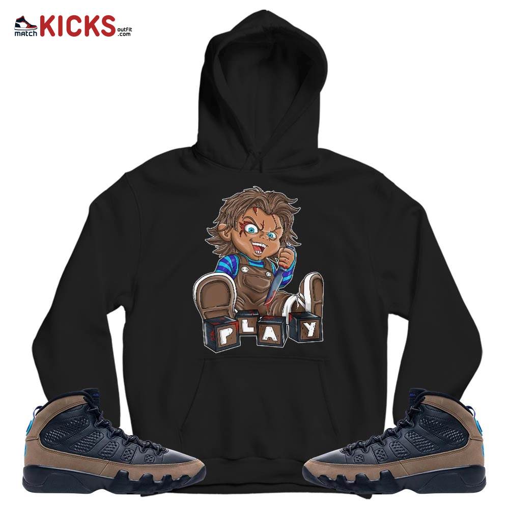 Chucky Play Horror Sneaker Shirt Match Olive Concord 9s, Jordan 9 Olive Concord MKO T-Shirt Chucky Play Horror Sneaker Shirt Match Olive Concord 9s, Jordan 9 Olive Concord MKO T-Shirt