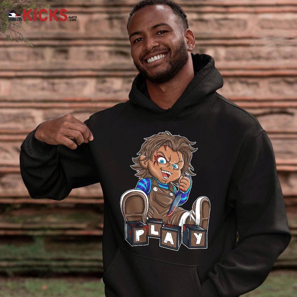 Chucky Play Horror Sneaker Shirt Match Olive Concord 9s, Jordan 9 Olive Concord MKO T-Shirt Chucky Play Horror Sneaker Shirt Match Olive Concord 9s, Jordan 9 Olive Concord MKO T-Shirt