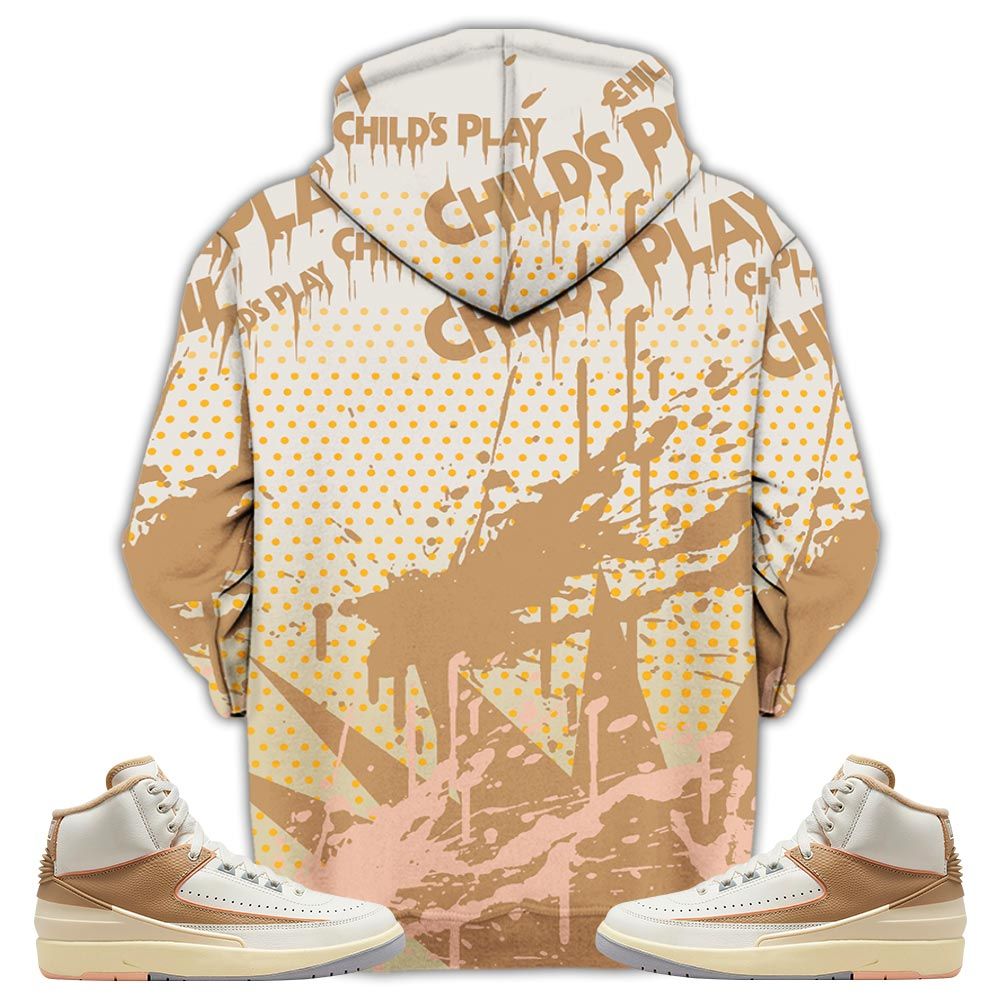 Chucky Play Horror Sneaker Shirt Match Retro Craft 2S, Jordan 2 Craft Hoodie Sweatshirt Tee All Over Print MKO Shirt